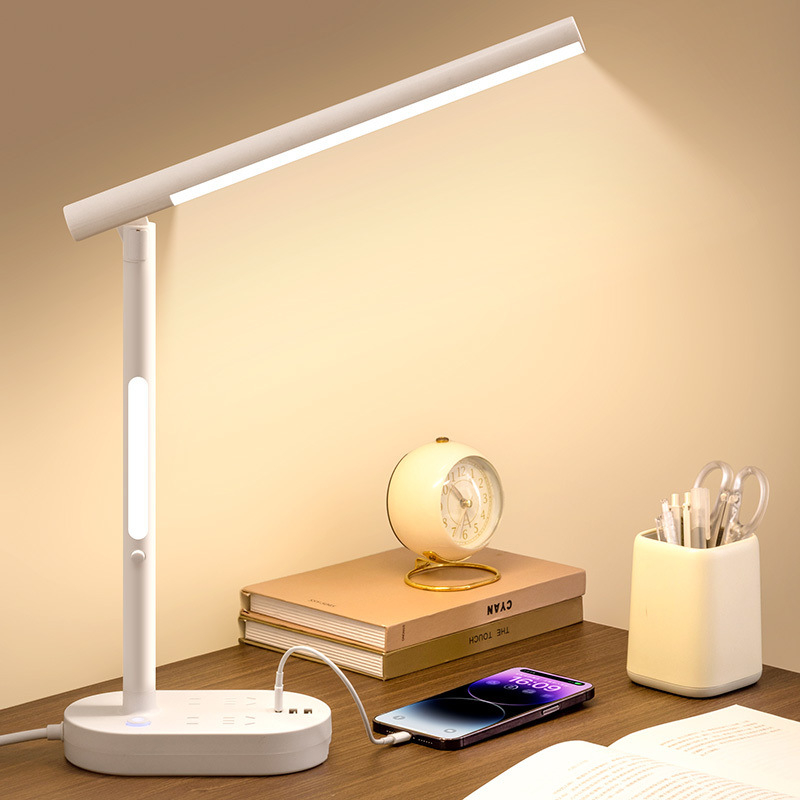 Mijia stolna lampa za učenje sa zaštitom vida, USB lampica za studentski dom, nordijski stil, pametno upravljanje, gumbasti prekidač