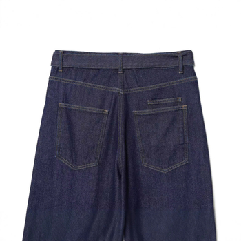 Traperice patchwork, širokog kroja, srednji pojas, duge hlače, 95% poliester