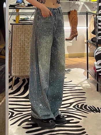 Nothing traperice – visoki pojas, ravni kroj, denim s akrilom 30-50%, proljeće 2025