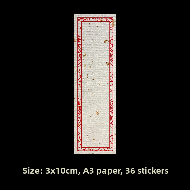 Σετ λευκών ετικετών για χειρόγραφη σημείωση – αυτοκόλλητες ετικέτες από επικαλυμμένο χαρτί, ποικιλία διαστάσεων, προσαρμόσιμες