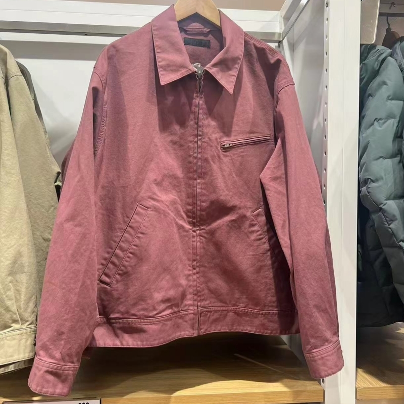 Corduroy jakna s krznom od kunića, kapuljača, rever ovratnik, uski kroj, dugi rukavi