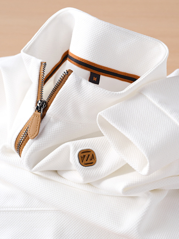 Πόλο πουκάμισο με μακριά μανίκια, εφαρμοστός κόψιμο, βαμβακο-μίγμα 65% βαμβάκι 35% πολυεστέρας, νεανικό στυλ