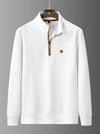 Πόλο πουκάμισο με μακριά μανίκια, εφαρμοστός κόψιμο, βαμβακο-μίγμα 65% βαμβάκι 35% πολυεστέρας, νεανικό στυλ