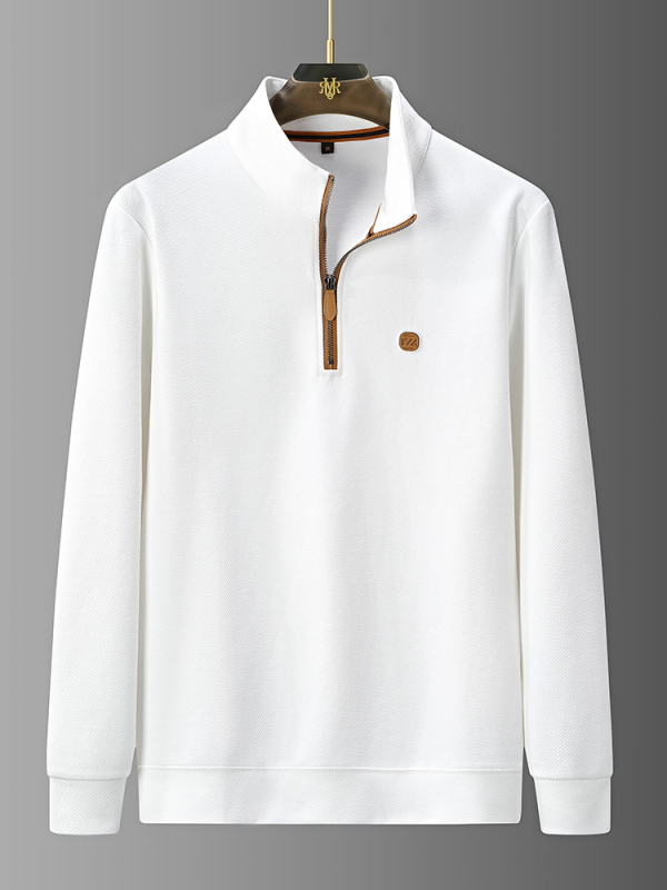 Πόλο πουκάμισο με μακριά μανίκια, εφαρμοστός κόψιμο, βαμβακο-μίγμα 65% βαμβάκι 35% πολυεστέρας, νεανικό στυλ