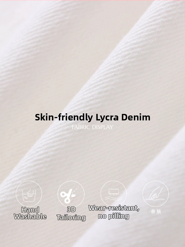 Traperice visokog struka s širokim krojem, pamuk-poliester smjesa, mikroelastičnost, gradski svakodnevni stil