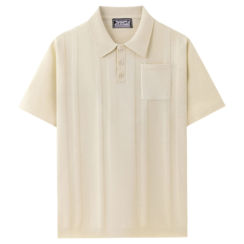 Polo majica s kratkim rukavima, prilagođen kroj, flocking detalj, Cool Silk viskoza tkanina, ljetni model