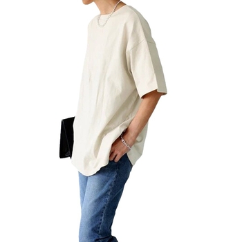 Ženski T-shirt u japanskom stilu, ležernog kroja, kratkih rukava, srednje duljine, 95% pamuk