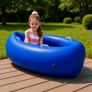 Φουσκωτός καναπές εξωτερικού χώρου – φορητός, αναδιπλούμενος, PVC υλικό, κατάλληλος για κατασκήνωση