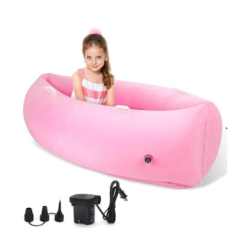 Φουσκωτός καναπές εξωτερικού χώρου – φορητός, αναδιπλούμενος, PVC υλικό, κατάλληλος για κατασκήνωση