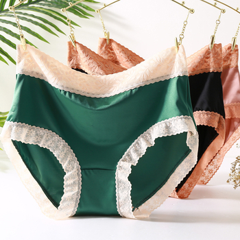 Liuhemei γυναικείο εσώρουχο: υψηλή μέση, μοτίβο λουλουδιών, νάιλον ύφασμα, επένδυση καβάλου από βαμβάκι