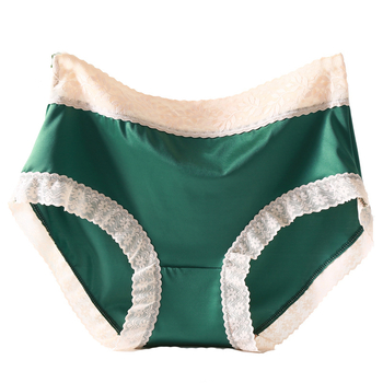 Liuhemei γυναικείο εσώρουχο: υψηλή μέση, μοτίβο λουλουδιών, νάιλον ύφασμα, επένδυση καβάλου από βαμβάκι