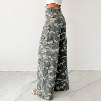 Traperice ravnog kroja, srednji struk, 95% pamuk, street hipster stil