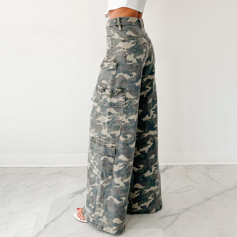 Traperice ravnog kroja, srednji struk, 95% pamuk, street hipster stil