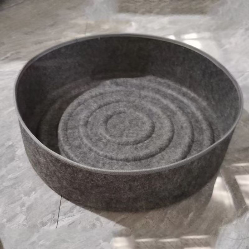 Φωλιά γάτας με μεγάλο εσωτερικό χώρο, ανθεκτικό σε γδαρσίματα φελτ, ημι-κλειστή κυκλική σχεδίαση, πλένεται, κατάλληλη για εσωτερική χρήση όλο τον χρόνο, ζεστή