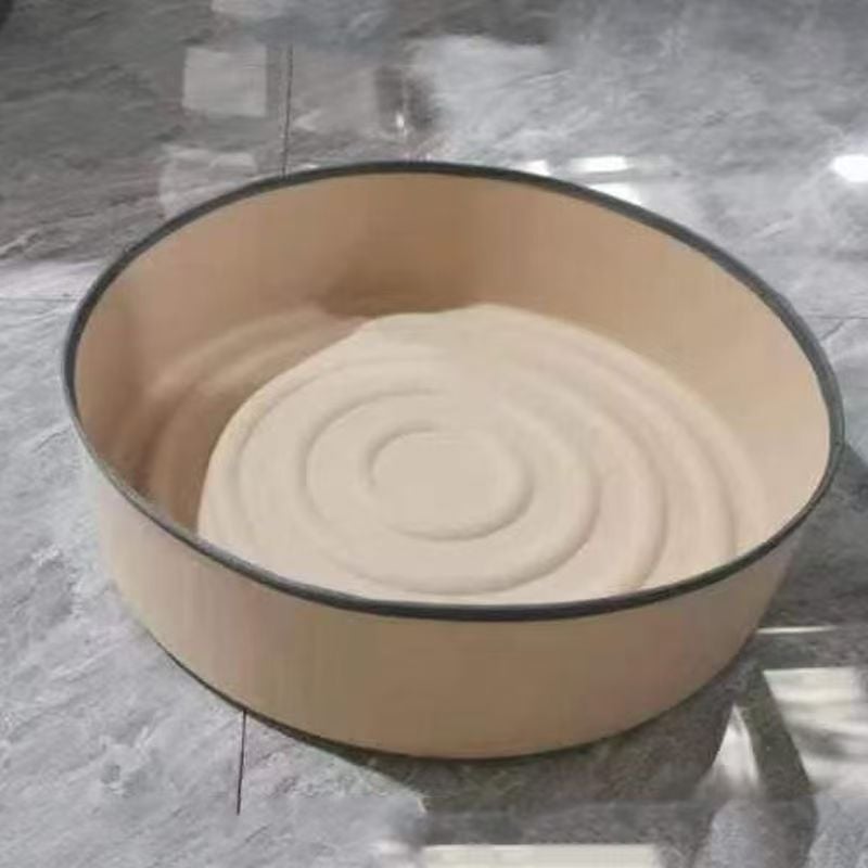 Φωλιά γάτας με μεγάλο εσωτερικό χώρο, ανθεκτικό σε γδαρσίματα φελτ, ημι-κλειστή κυκλική σχεδίαση, πλένεται, κατάλληλη για εσωτερική χρήση όλο τον χρόνο, ζεστή