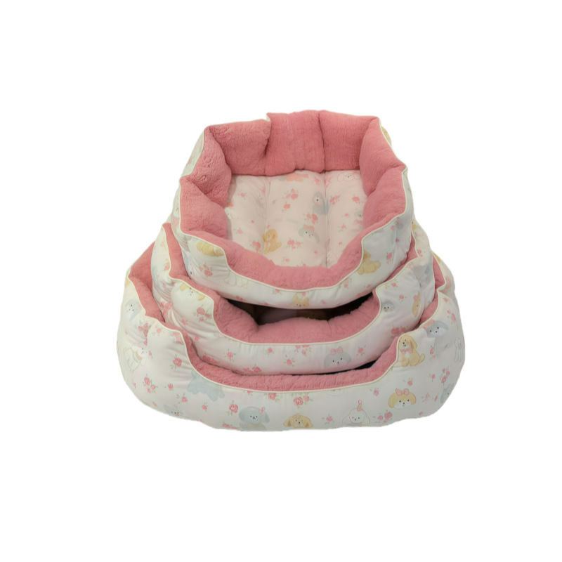 Φωλιά γάτας από βαμβάκι, για όλες τις εποχές, εσωτερική χρήση, διαπνέουσα και ζεστή