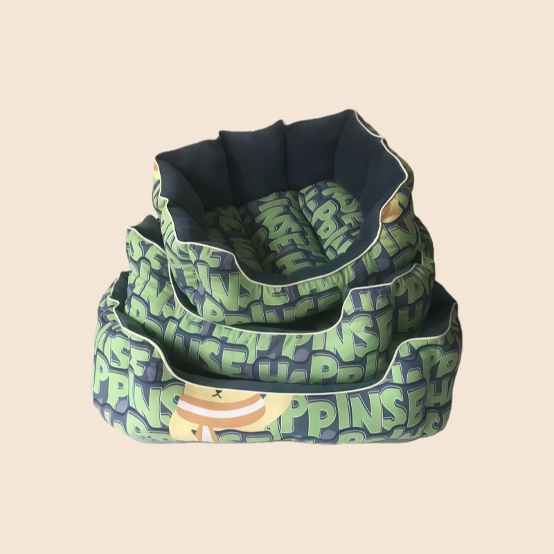 Φωλιά γάτας από βαμβάκι, για όλες τις εποχές, εσωτερική χρήση, διαπνέουσα και ζεστή