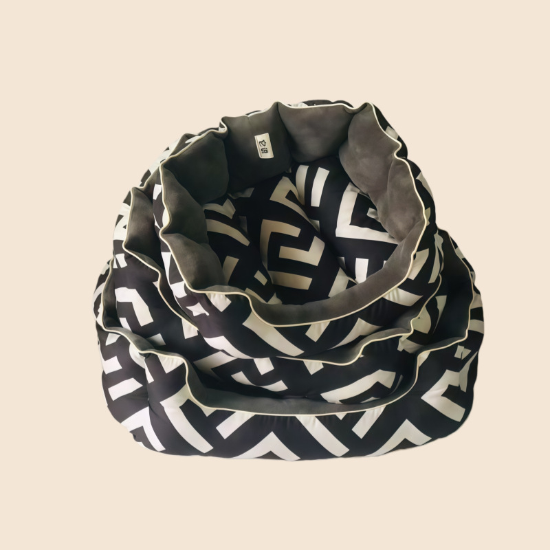 Φωλιά γάτας από βαμβάκι, για όλες τις εποχές, εσωτερική χρήση, διαπνέουσα και ζεστή