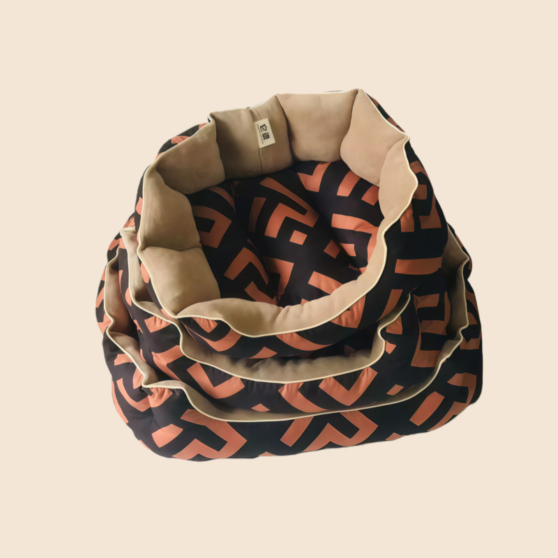 Φωλιά γάτας από βαμβάκι, για όλες τις εποχές, εσωτερική χρήση, διαπνέουσα και ζεστή