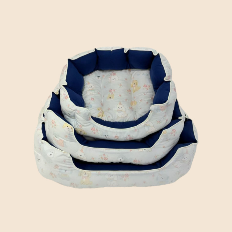 Φωλιά γάτας από βαμβάκι, για όλες τις εποχές, εσωτερική χρήση, διαπνέουσα και ζεστή