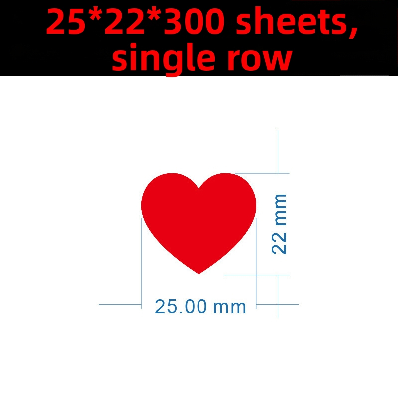 Цветен ръкописен етикет с голямо сърце – карикатурен самозалепващ етикет за имена, Wright Riley, материал: покрита хартия със лепило, персонализируем, подходящ за подарък