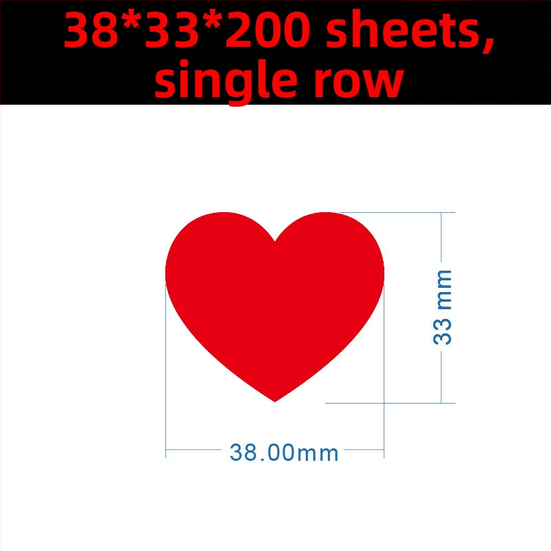 Цветен ръкописен етикет с голямо сърце – карикатурен самозалепващ етикет за имена, Wright Riley, материал: покрита хартия със лепило, персонализируем, подходящ за подарък