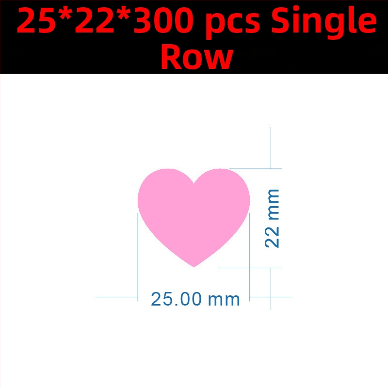 Цветен ръкописен етикет с голямо сърце – карикатурен самозалепващ етикет за имена, Wright Riley, материал: покрита хартия със лепило, персонализируем, подходящ за подарък