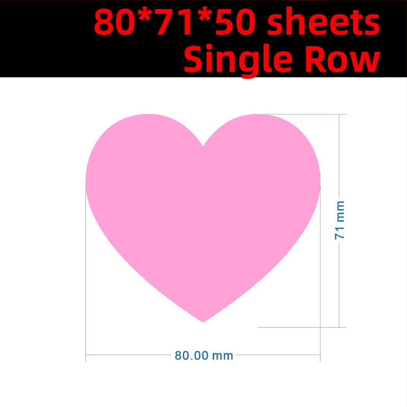 Цветен ръкописен етикет с голямо сърце – карикатурен самозалепващ етикет за имена, Wright Riley, материал: покрита хартия със лепило, персонализируем, подходящ за подарък