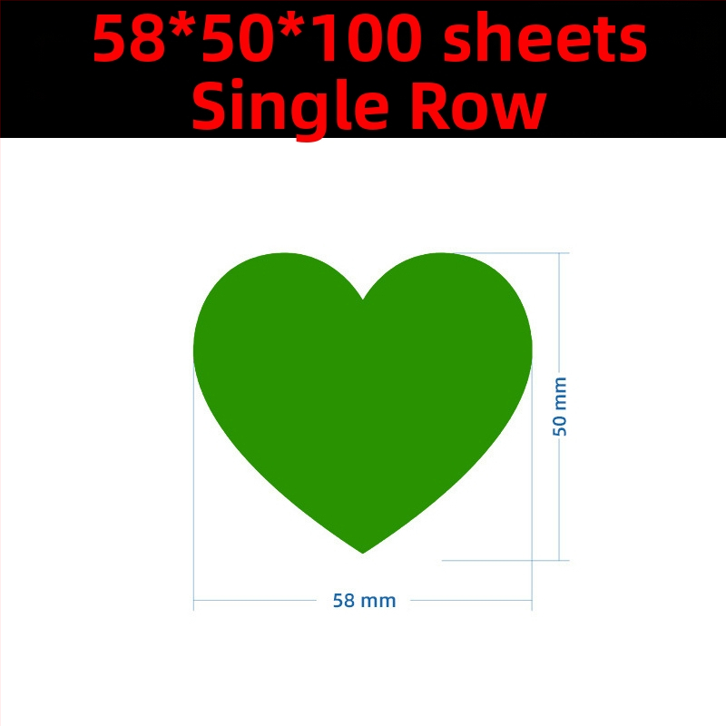 Цветен ръкописен етикет с голямо сърце – карикатурен самозалепващ етикет за имена, Wright Riley, материал: покрита хартия със лепило, персонализируем, подходящ за подарък