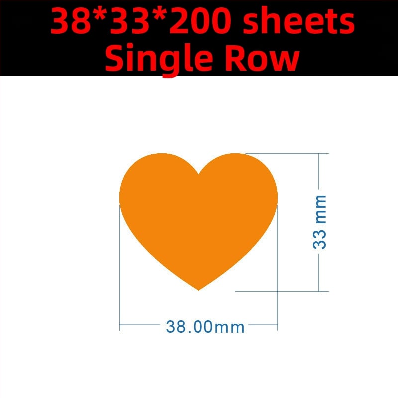 Цветен ръкописен етикет с голямо сърце – карикатурен самозалепващ етикет за имена, Wright Riley, материал: покрита хартия със лепило, персонализируем, подходящ за подарък