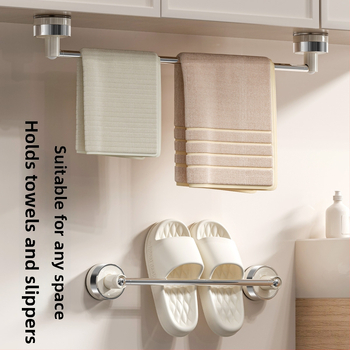 Suport prosop cu ventuză, montaj pe perete, din plastic, lansare mai 2025, ambalaj 49/42/30 buc., personalizare disponibilă