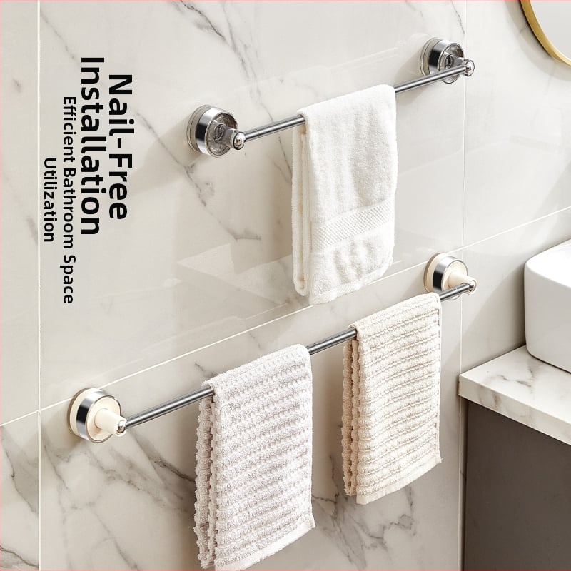 Suport prosop cu ventuză, montaj pe perete, din plastic, lansare mai 2025, ambalaj 49/42/30 buc., personalizare disponibilă