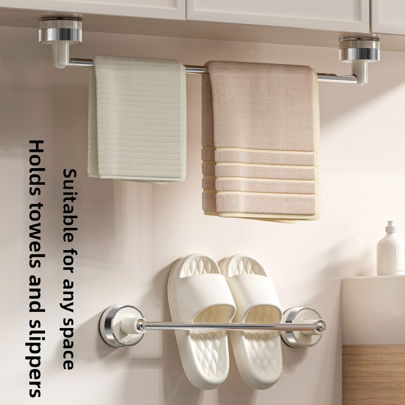 Suport prosop cu ventuză, montaj pe perete, din plastic, lansare mai 2025, ambalaj 49/42/30 buc., personalizare disponibilă