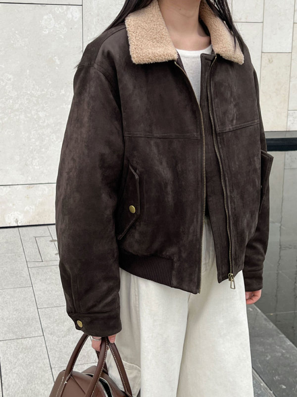 Jakna s književno retro stilom, poliester, raglan rukavi, zip zatvarač