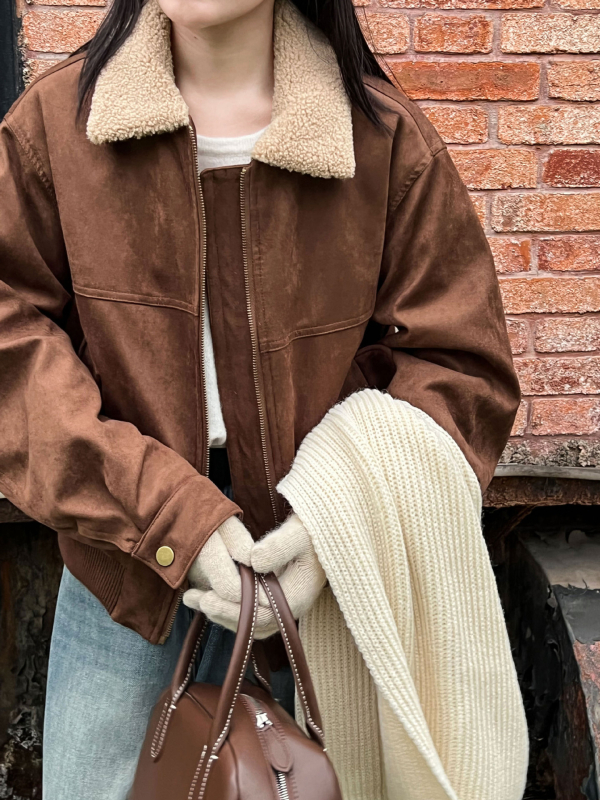 Jakna s književno retro stilom, poliester, raglan rukavi, zip zatvarač
