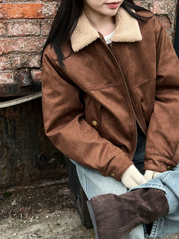 Jakna s književno retro stilom, poliester, raglan rukavi, zip zatvarač