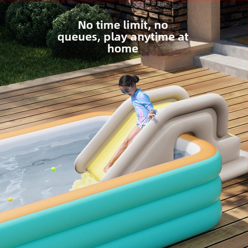 Φουσκωτή τσουλήθρα πισίνας – Αντιανατροπή, PVC, μάρκα Mumu Fish, μοντέλο Inflatable Slide, κατάλληλη για διασκέδαση σε χώρο και αθλήματα κολύμβησης