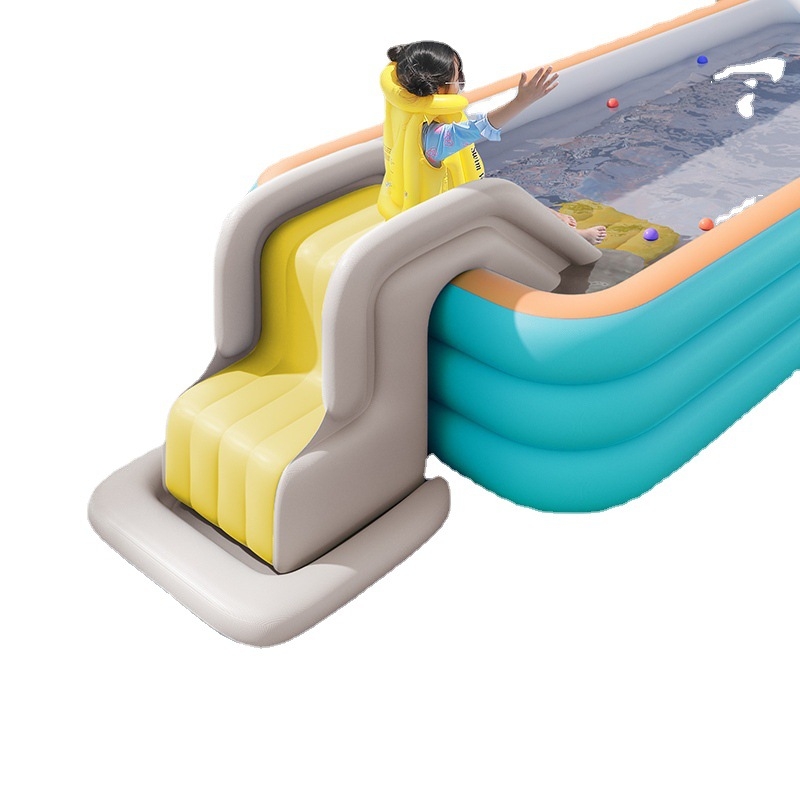 Φουσκωτή τσουλήθρα πισίνας – Αντιανατροπή, PVC, μάρκα Mumu Fish, μοντέλο Inflatable Slide, κατάλληλη για διασκέδαση σε χώρο και αθλήματα κολύμβησης