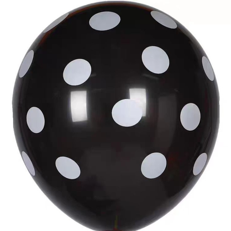 Latex dekoratív lufi, gömb alakú, nyomtatott logóval