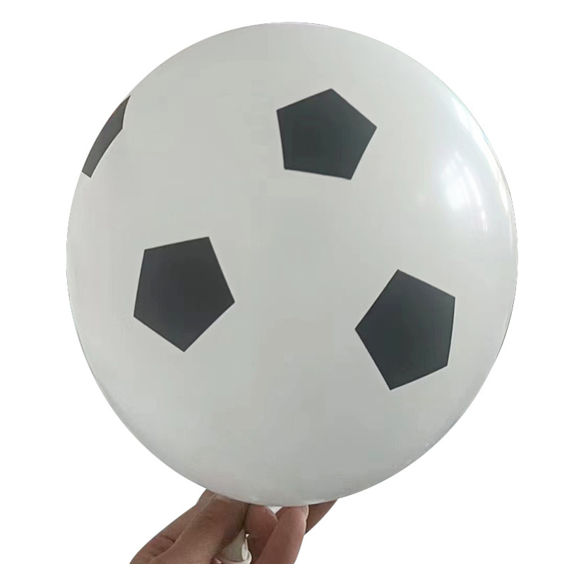 Latex dekoratív lufi, gömb alakú, nyomtatott logóval