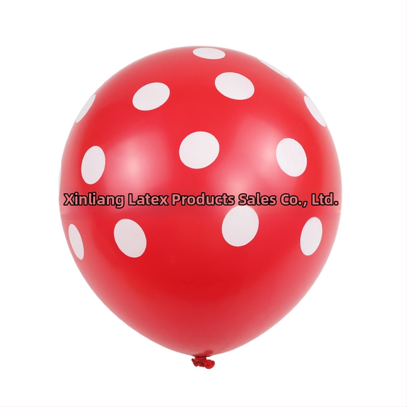 Latex dekoratív lufi, gömb alakú, nyomtatott logóval