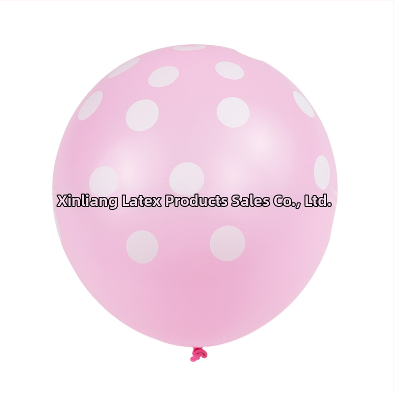 Latex dekoratív lufi, gömb alakú, nyomtatott logóval