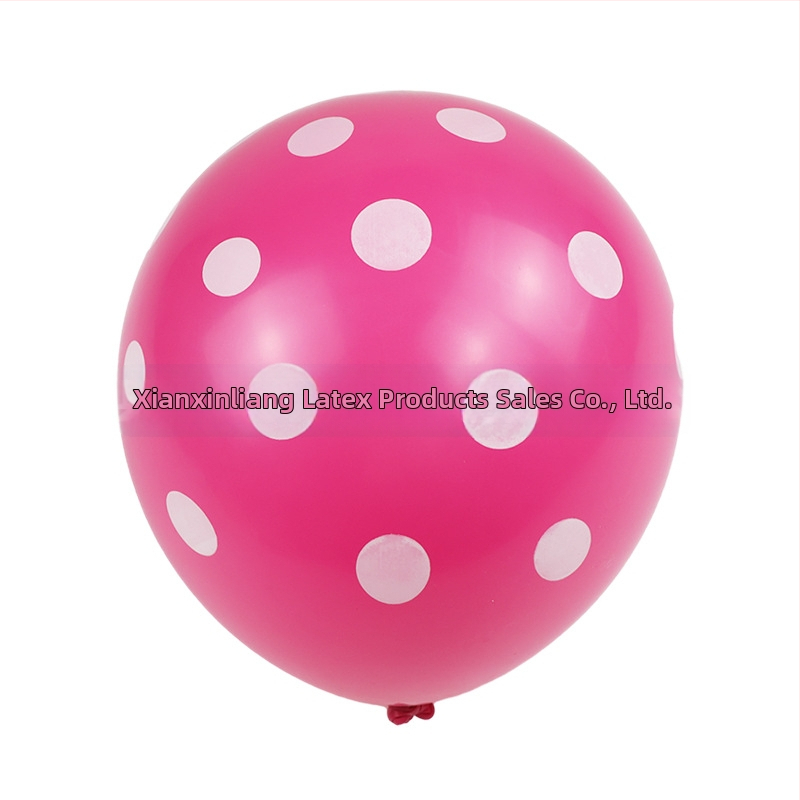 Latex dekoratív lufi, gömb alakú, nyomtatott logóval