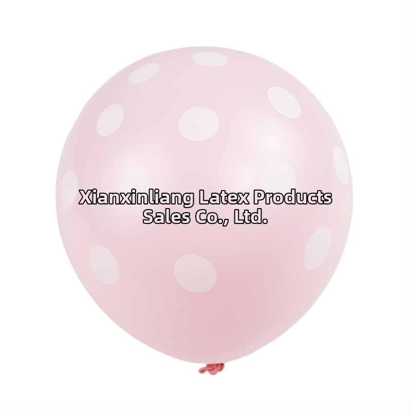 Latex dekoratív lufi, gömb alakú, nyomtatott logóval