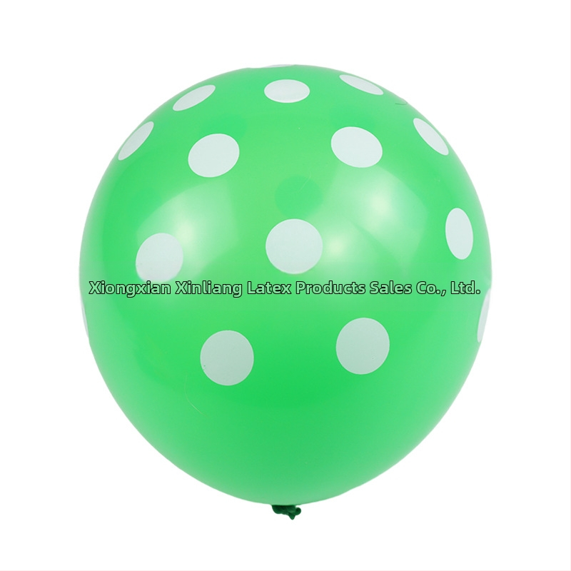 Latex dekoratív lufi, gömb alakú, nyomtatott logóval