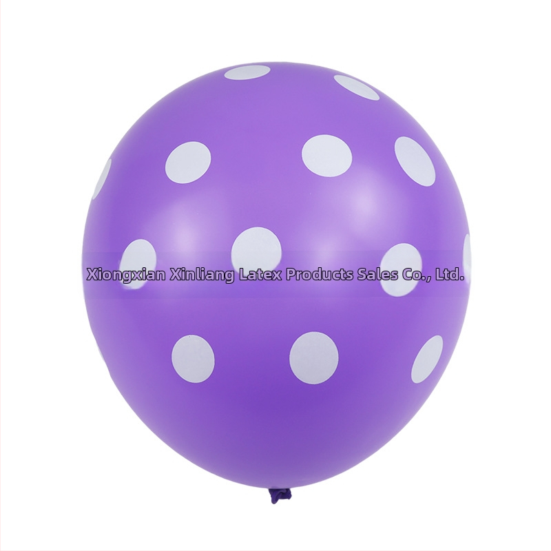 Latex dekoratív lufi, gömb alakú, nyomtatott logóval