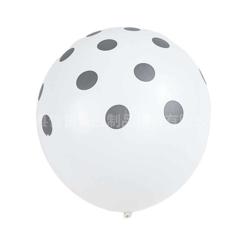 Latex dekoratív lufi, gömb alakú, nyomtatott logóval