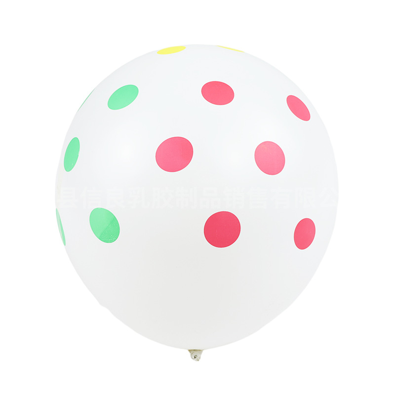 Latex dekoratív lufi, gömb alakú, nyomtatott logóval