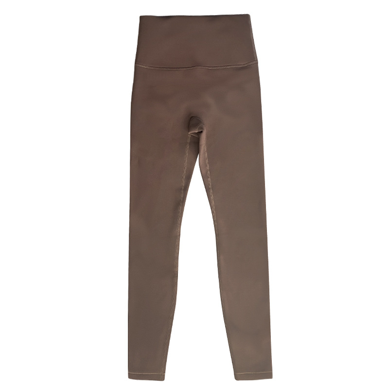 Ženske debeli fleksi bezšivne legginsi od najlona, duljina 9/10, uski kroj, topli