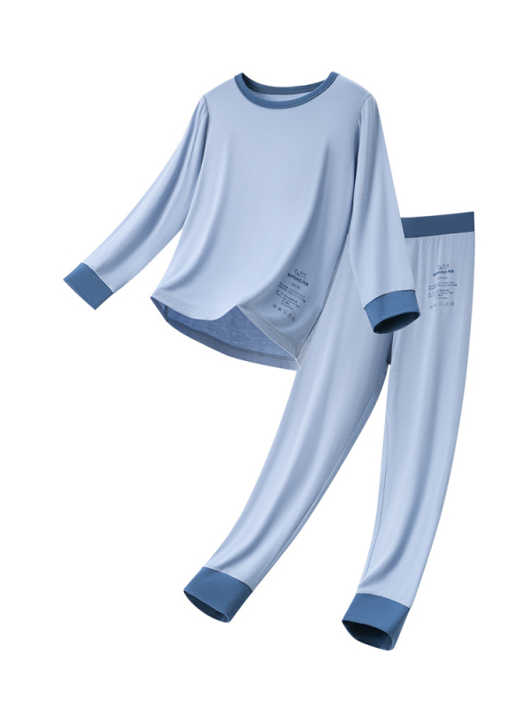 Lenjerie intimă pentru copii: unisex, viscoză 95%, ţesătură subţire, guler rotund, pentru copii şi adolescenţi peste 8 ani (peste 140 cm)